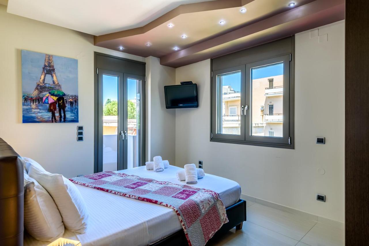 Luxury Villa In City Center With Rooftop Swimming Pool Chania  Exterior foto